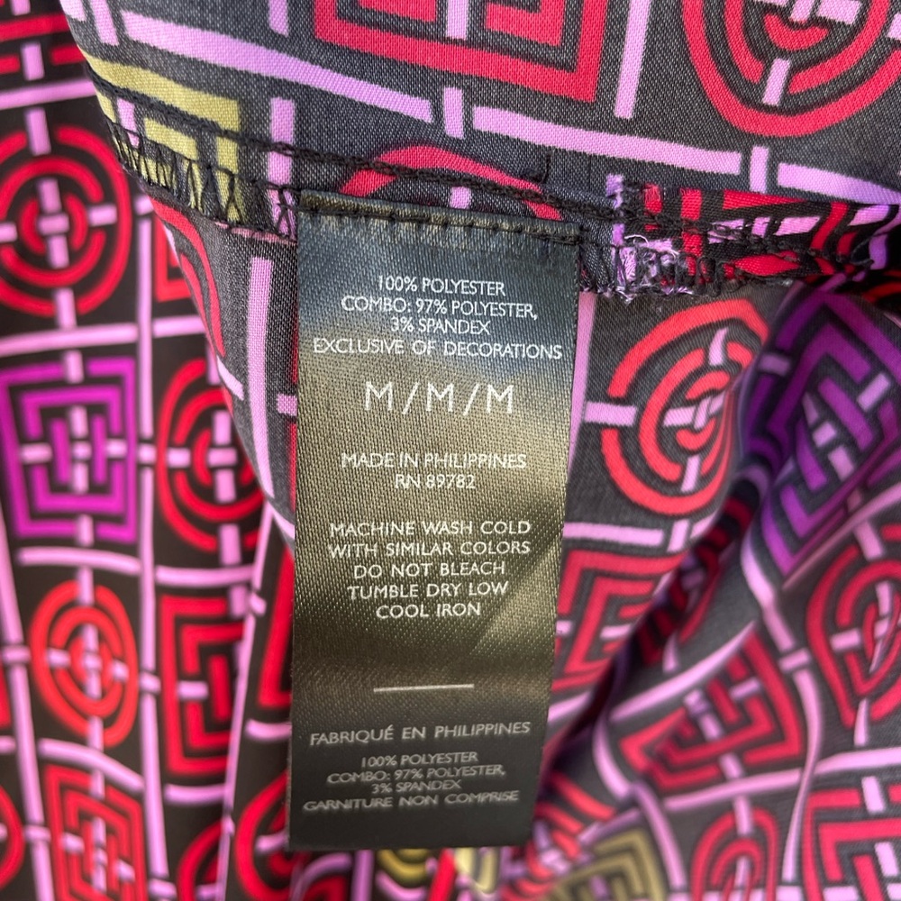 Natori Women's Infinity Printed Notch 2-piece Pajama Set Size M - Picture 5 of 11